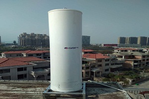 Air can water heater antenna